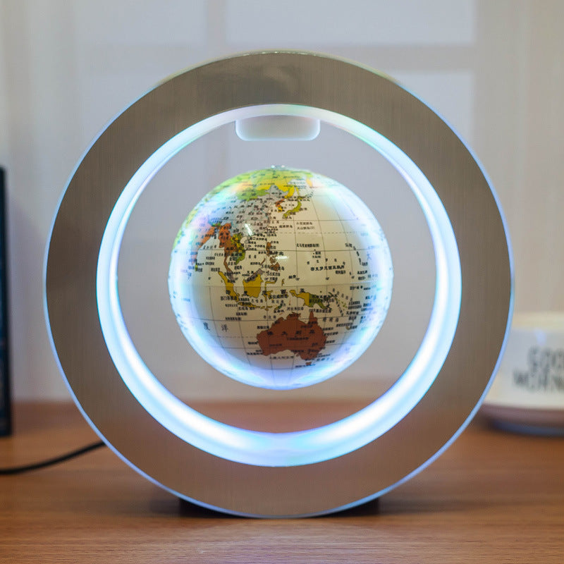 Floating LED World Globe – Magnetic Levitating Anti-Gravity Light - Modern Marketplace