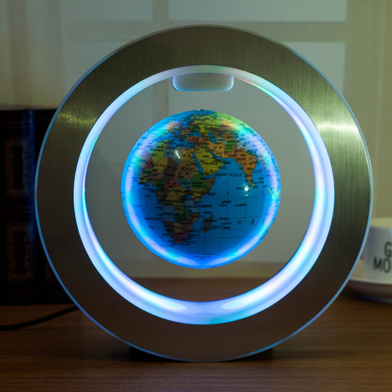 Floating LED World Globe – Magnetic Levitating Anti-Gravity Light - Modern Marketplace