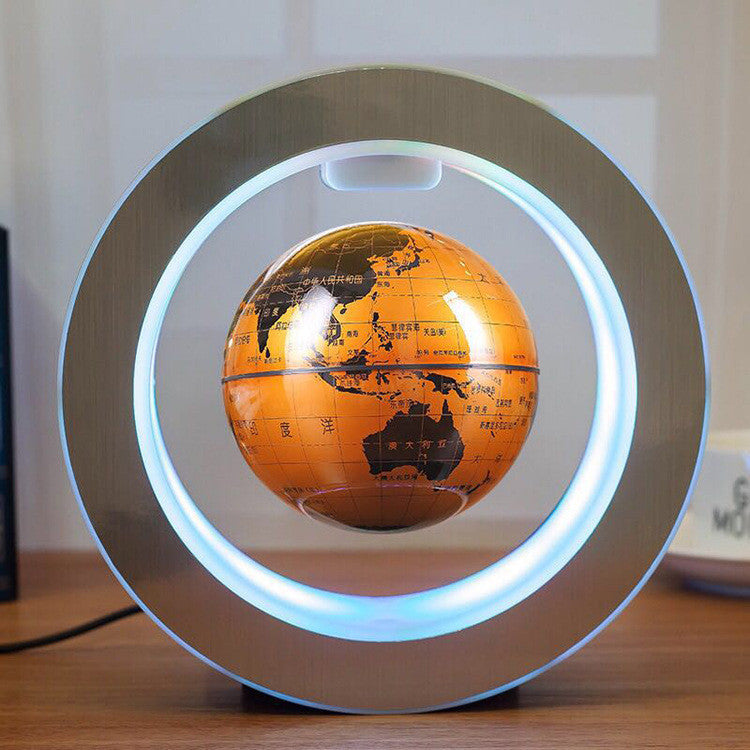 Floating LED World Globe – Magnetic Levitating Anti-Gravity Light - Modern Marketplace