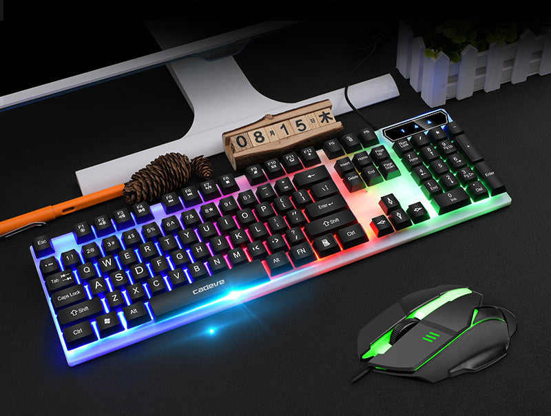Colorful Backlit USB Wired Gaming Keyboard - Modern Marketplace