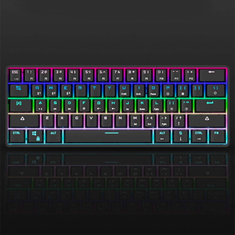 Wireless Bluetooth Mechanical Keyboard with Colorful PBT Keycaps - Modern Marketplace