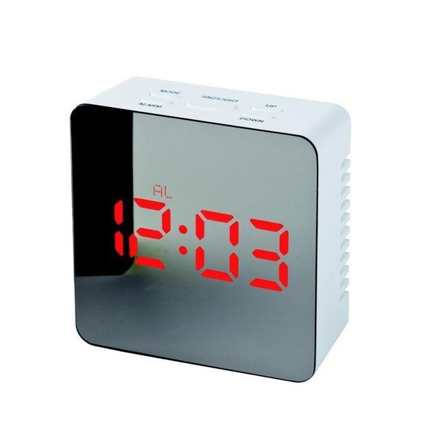 Digital LED Multi-Function Mirror Clock - Modern Marketplace