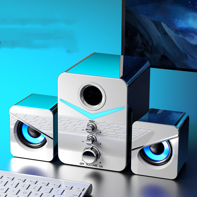 Compact Bluetooth Soundbar Speakers for Desktop Computers - Modern Marketplace