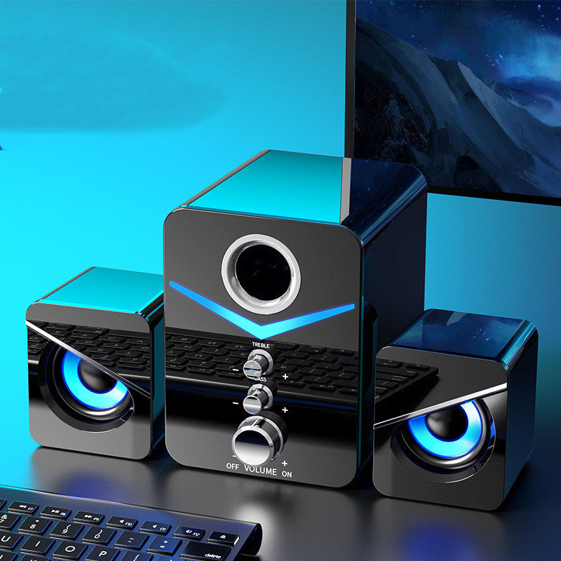 Compact Bluetooth Soundbar Speakers for Desktop Computers - Modern Marketplace